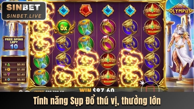 GATES OF OLYMPUS - SIÊU PHẨM NỔ HŨ HOT NHẤT THỊ TRƯỜNG 4 TINH NANG SUP DO THU VI THUONG LON
