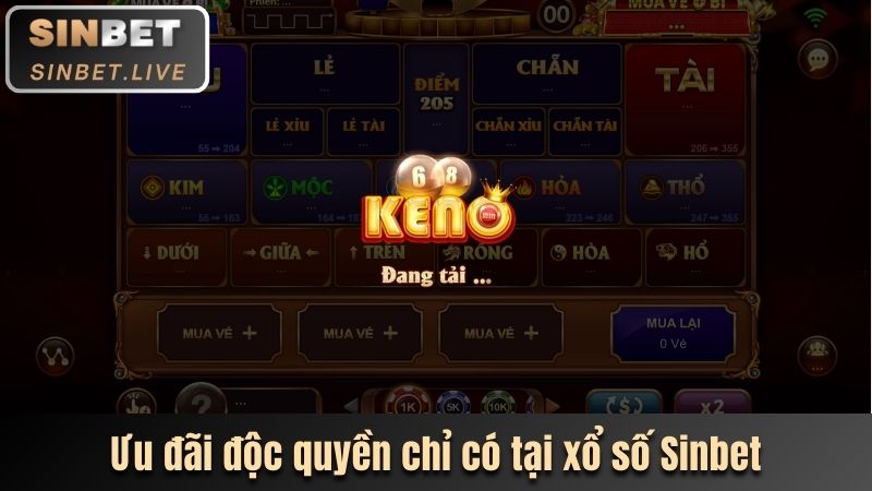 XỔ SỐ SINBET - SÂN CHƠI QUAY SỐ VỚI GIẢI THƯỞNG CỰC KHỦNG 7 UU DAI DOC QUYEN CHI CO TAI XO SO SINBET