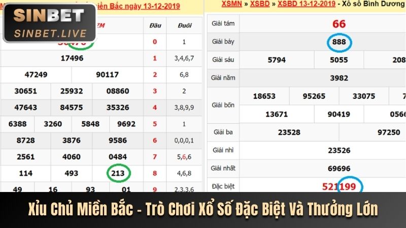 XỈU CHỦ MIỀN BẮC